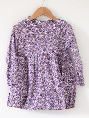 Grace & James purple floral dress